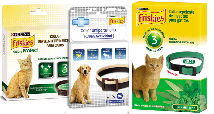 collares antiparasitos para perros y gatos